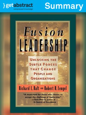 cover image of Fusion Leadership (Summary)